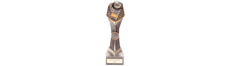 FALCON BOXING GLOVE RESIN TROPHY - 4 SIZES - 14CM - 24CM FALCON BOXING GLOVE RESIN TROPHY - 4 SIZES - 14CM - 24CM